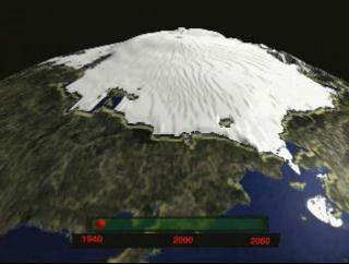 Arctic Sea Ice Thickness from 1940 through 2060 from the GFDL Coupled Global Climate Model