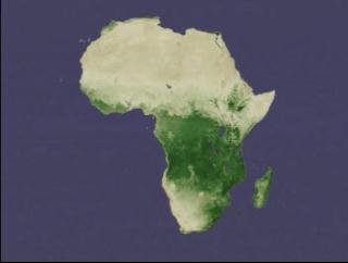 Seasonally averaged NDVI for Africa