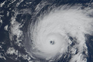 Hurricane Erin as seen by MODIS