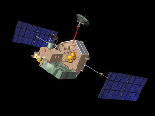 TRMM spacecraft model