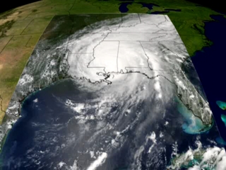 Hurricane Katrina slams into Louisiana and Mississippi.