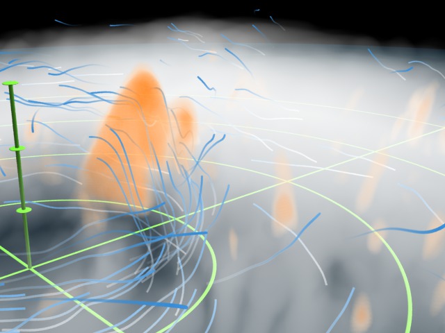 NASA scientists are using high resolution models to try to understand the rainfall structure observed by the TRMM satellite.