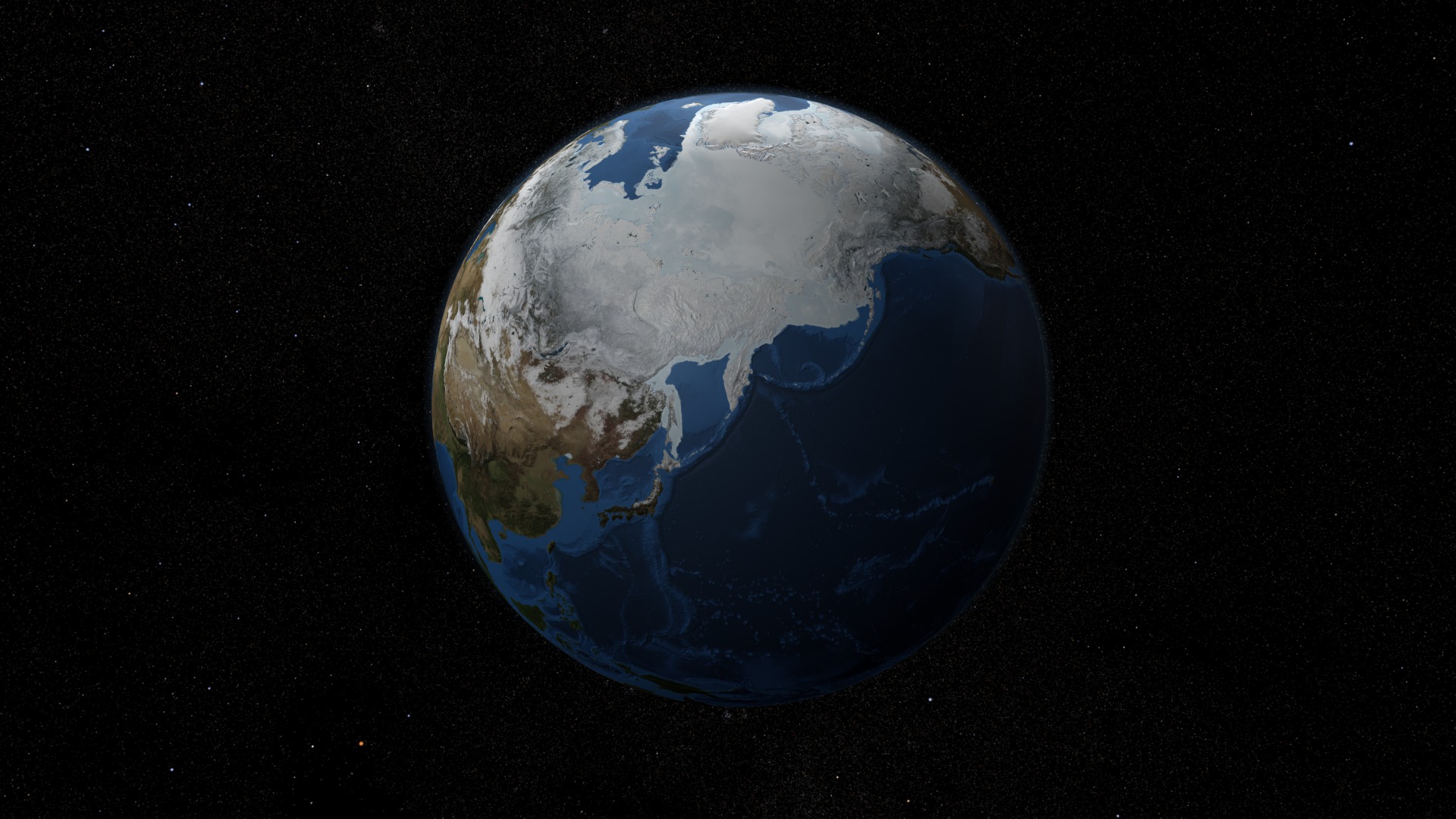 This set provides stereoscopic content (Left and Right eye separate) of the Arctic sea ice visualization from 2005-09-21 through 2008-09-20 with a starfield as a backdrop.