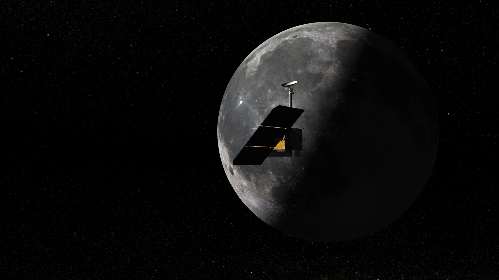 This short narrated feature describes how LRO's instruments are used collectively to scout for safe landing sites. The crater depicted in this stereoscopic visualization is ficticious and only intended for illustrative purposes. This set provides stereoscopic content (Left and Right Eye separate) of the visualization.For complete transcript, click here.