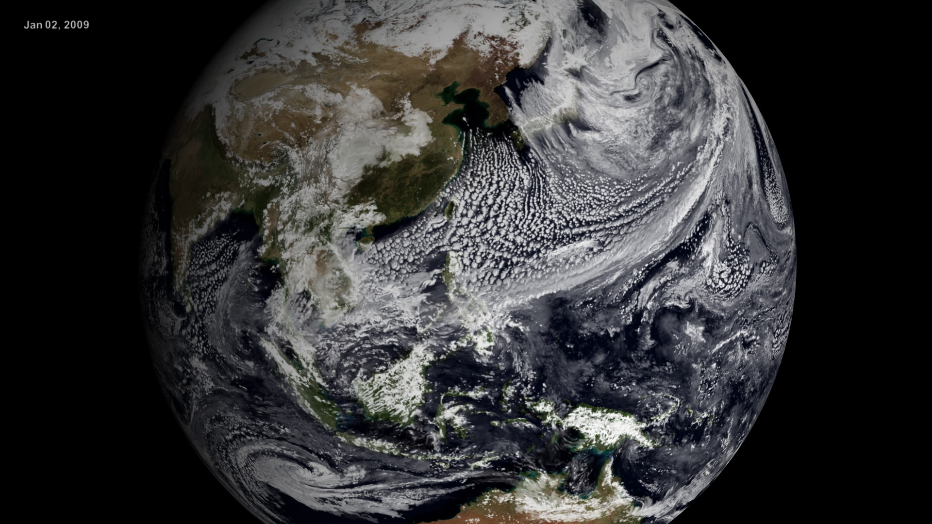 GEOS-5 Cloud Simulation at 3.5km resolution every 10 minutes