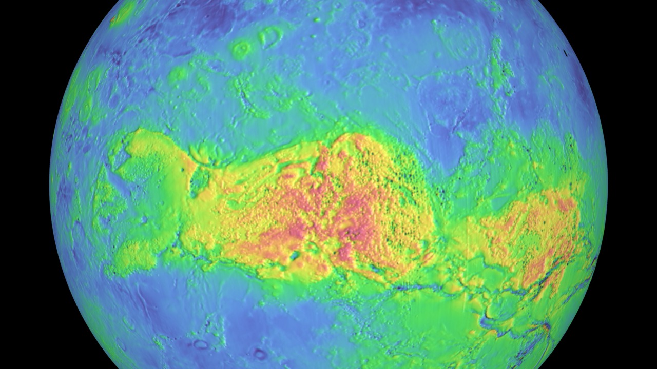 An animation highlighting major features of the surface of Venus.This video is also available on our YouTube channel.