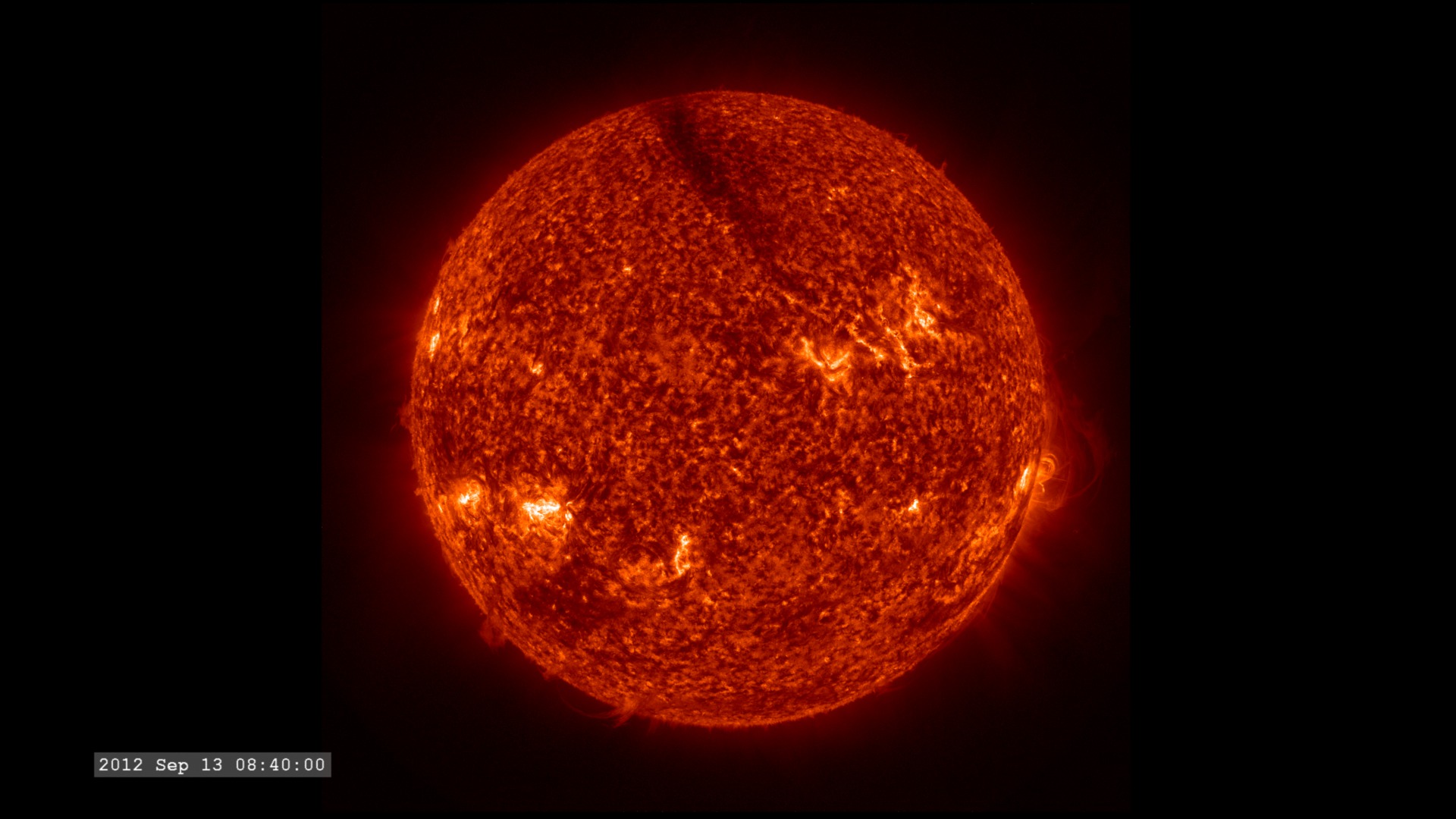 HD movie of the prominence & eclipse