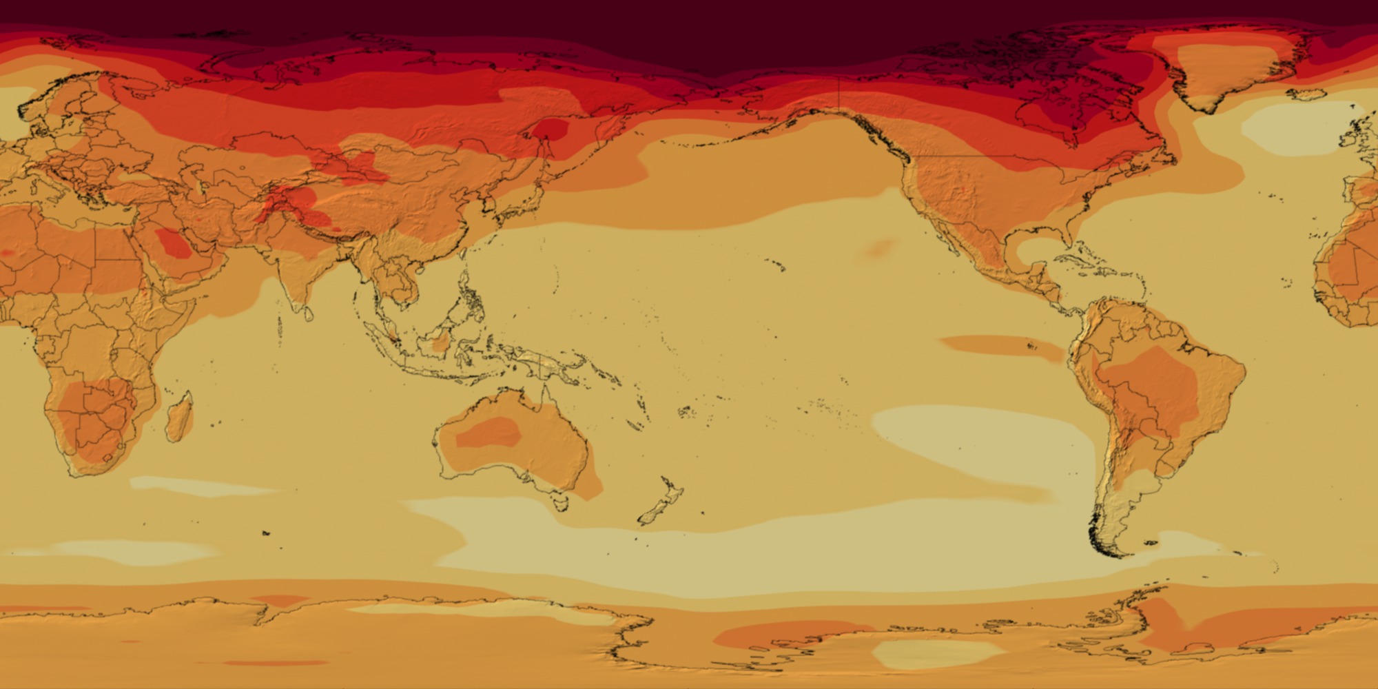 Animation of RCP 8.5 without dates.