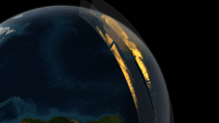 Saharan Dust - 2010 transport event visualized using CALIPSO data curtains