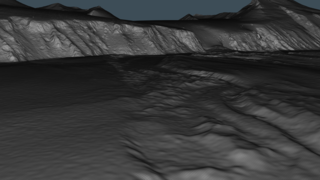 This visualization explores the spatial resolution of the REMA data.  The camera starts out at a global view of Antarctica before zooming into the Ross Archipelago region. RADARSAT DEM data is shown as the camera pushes in, showing the limits of the data resolution.  A wipe transition reveals the REMA data, exposing additional details as the camera moves down towards the surface.  Terrain is represented as a mesh to show the full resolution of the data. The camera flies up a valley, exploring the detailed REMA data.  LIMA imagery is revealed at the end of the visualization.  This video is also available on our YouTube channel.