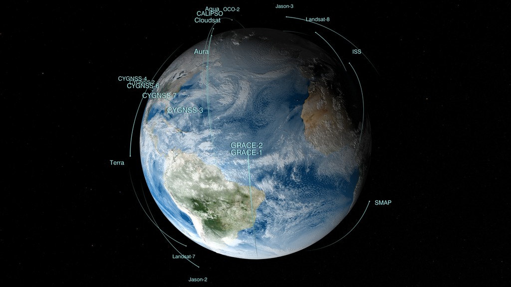 NASA's Earth observing fleet as of March 2017