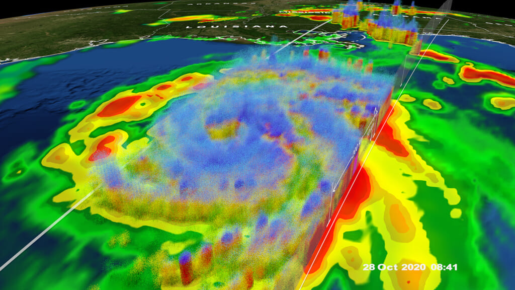 Hurricane Zeta on Wednesday October 28th, 2020 at approximately 3:25 am Central Time (8:25 UTC).This video is also available on our YouTube channel.