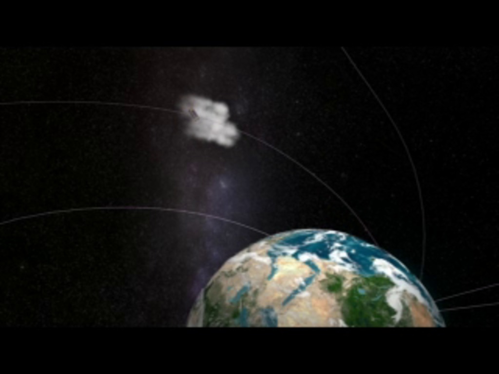 Secondary electrons that are created in the upper atmosphere can escape to high altitudes, where they are guided by the Earth's magnetic field, and can become stably trapped, bouncing between the hemispheres, and populating the Earth's radiation belts.