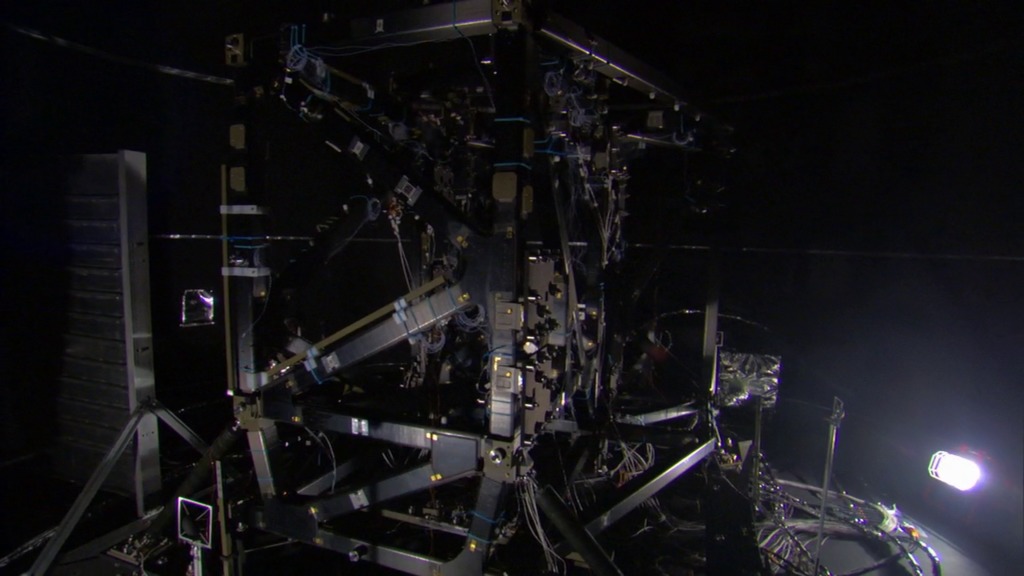 Video shows JWST's Integrated Science Instrument Module (ISIM) being examined in the Space Environment Simulator at the NASA Goddard Space Flight Center after under going cryogenic testing.  Total Run Time:  2:02