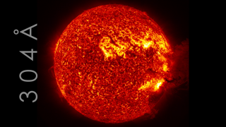 Short video showing the eruption in various wavelengths and magnifications.