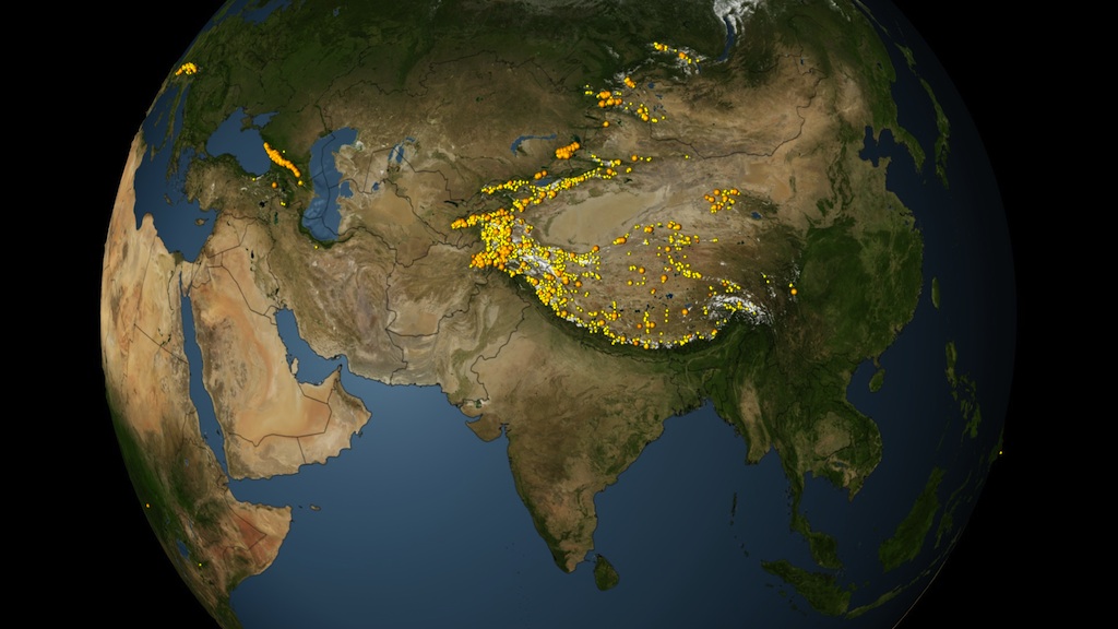 A new NASA study takes a look at water and ice losses in the Himalayan region.