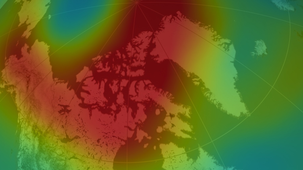 Powerful winds hold carbon dioxide hostage in the Arctic.