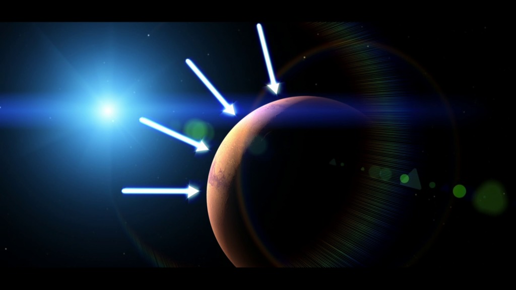 NEUTRAL PROCESSES Scientists think that the collision of neutral hydrogen molecules may have helped to drive the Martian atmosphere into space over billions of years.For complete transcript, click here.