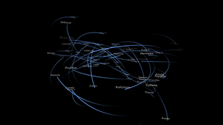 More than 60 moons surround Jupiter, creating a complex web of orbits.