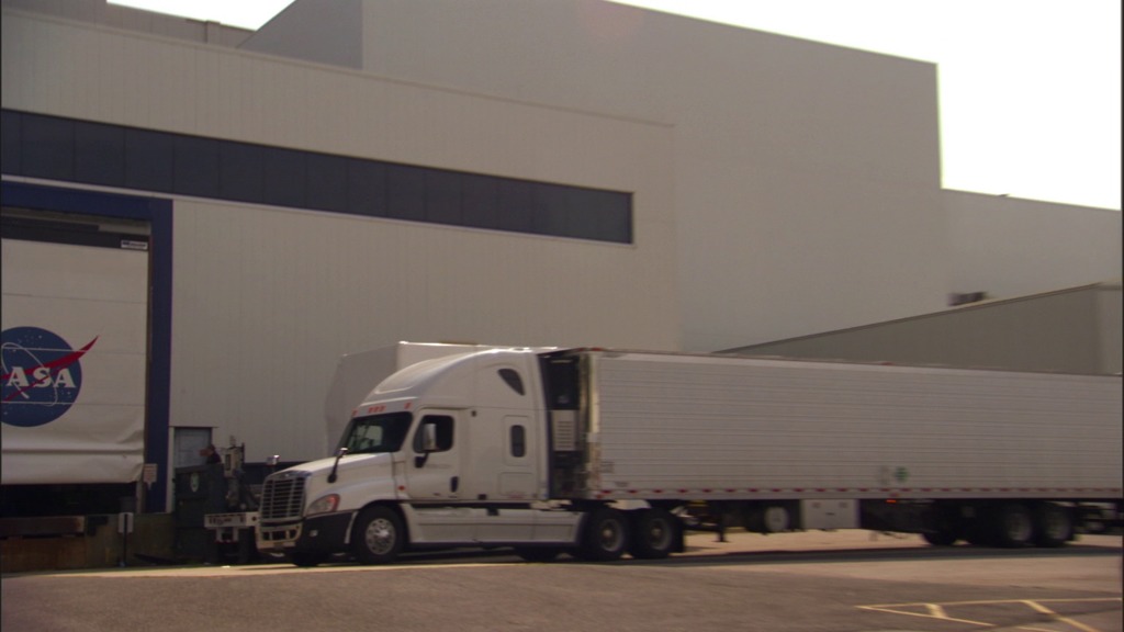 The Webb Telescope's Near Infrared Camera (NIRCam) optics module arrives at NASA Goddard Space Flight Center.  