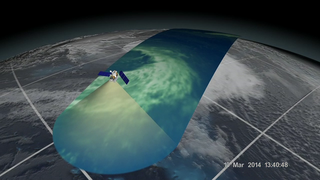 Narrated video using the first light visualizations of the GPM GMI instrument.For complete transcript, click here.This video is also available on our YouTube channel.