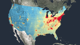 LEAD: The air we breathe is getting cleaner.

1. That from nearly 10 years of observations from NASA’s Aura satellite.

2. Nitrogen dioxide levels have decreased thanks to technological improvements in cars and power plants. 

3. Comparing 2005 to 2011, the biggest gains are in large eastern cities. 

TAG: These are important developments for those with respiratory difficulties. 

EXTRA: Nitrogen dioxide levels down by...(see percentages below for select cities).
NYC: 32%
Philadelphia: 26%
Chicago: 43%
Atlanta: 42%
Los Angeles: 40%
Houston: 24%
