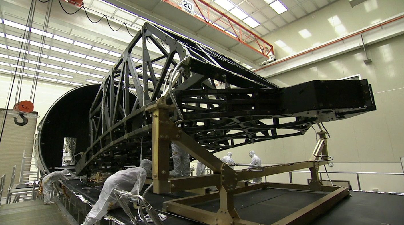 JWST Backplane Cryo Testing at Marchal Space Flight Center on April 2014