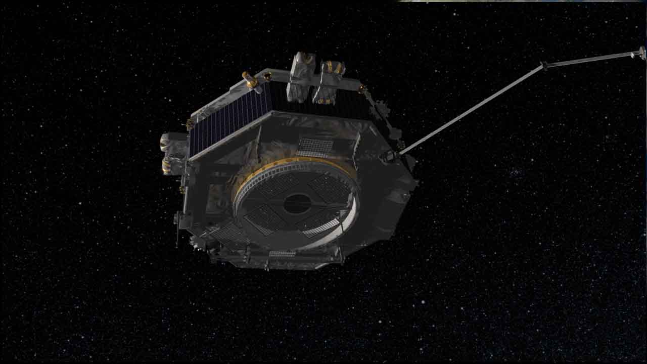 Animation depicting MMS boom deployment.Credit: NASA/GSFC/CIL