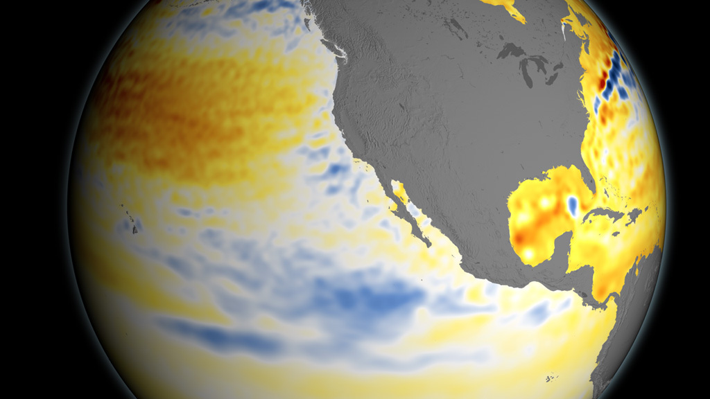 Satellite measurements show how sea level is changing around the world.