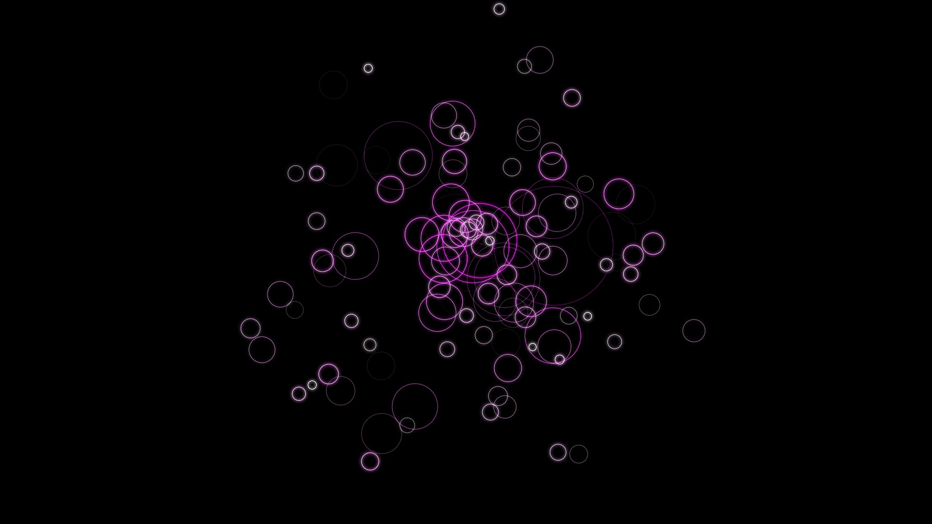 This visualization shows gamma rays detected during 3C 279's big flare by the LAT instrument on NASA's Fermi satellite. The flare is an abrupt shower of "rain" that trails off toward the end of the movie. Gamma rays are represented as expanding circles reminiscent of raindrops on water. Both the maximum size of the circle and its color represent the energy of the gamma ray, with white lowest and magenta highest. The highest-energy gamma ray the LAT detected during this flare, 52 billion electron volts, arrives near the end. In a second version of the visualization, a background map shows how the LAT detects 3C 279 and other sources by accumulating high-energy photons over time (brighter squares reflect higher numbers of gamma rays). The movie starts on June 14 and ends June 17. The area shown is a region of the sky five degrees on a side and centered on the position of 3C 279.  Credit: NASA/DOE/Fermi LAT CollaborationWatch this video on the NASA Goddard YouTube channel.For complete transcript, click here.