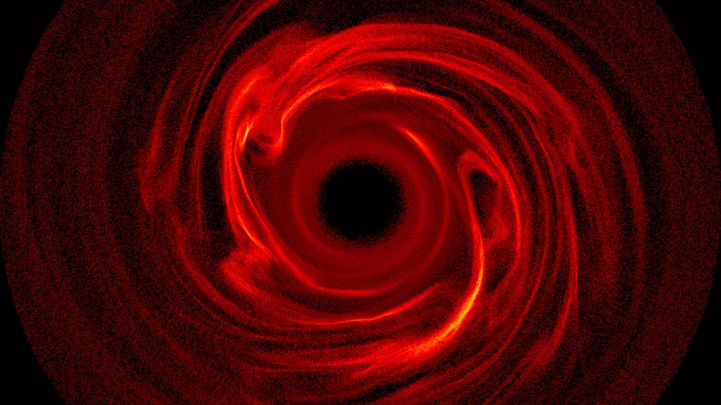 Astronomers thought patterns spotted in disks around young stars could be planetary signposts. But is there another explanation? A new simulation performed on NASA's Discover supercomputing cluster shows how the dust and gas in the disk could form those patterns  no planets needed.Credit: NASA's Goddard Space Flight CenterMusic: "Hyperborea" from Killer Tracks.Watch this video on the NASA Goddard YouTube channel.Complete transcript available.