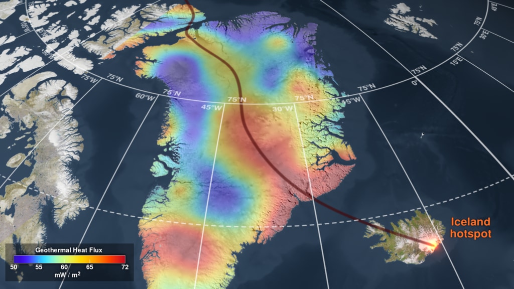 A geologic hotspot shaped one of Earth's coldest places.