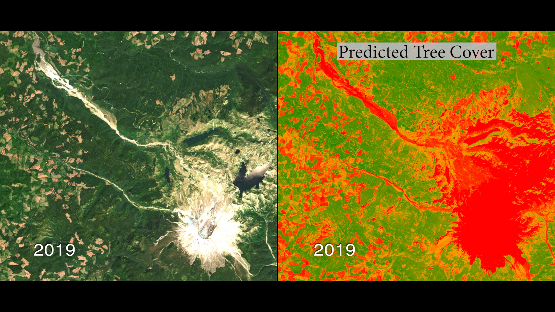 The long record of Landsat data (since 1972) is helping scientists Sean Healey and Zhiqiang Yang of the Rocky Mountain Research Station (U.S. Forest Service) study the long-term impact of the May 18, 1980, eruption of Mount St. Helens. With Landsat data for 8 years before the eruption, and 40 years since, they have calculated the percent tree cover for each year, watching as vegetation grows back.Music: The Waiting Room by Sam Dodson [PRS], published by Atmosphere Music Ltd [PRS]; Inner Strength by Brava [SGAE], Dsilence [SGAE], Input [SGAE] , Output [SGAE], published by El Murmullo Sarao [SGAE], Universal Sarao [SGAE], Some Assembly by Kyle Fredrickson [ASCAP] and Taylor Alexander Locke [BMI], published by Killer Tracks [BMI], Soundcast Music [SESAC], and Light From Dark by Adam Salkeld [PRS] and Neil Pollard [PRS], published by Atmosphere Music Ltd [PRS], all available from Universal Production Music.
Complete transcript available.Watch this video on the NASA Goddard YouTube channel.