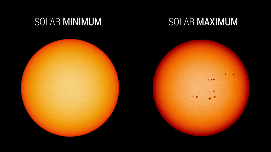 VIDEO IN ENGLISH Watch this video on the NASA Goddard YouTube channel.The Sun is stirring from its latest slumber. As sunspots and flares, signs of a new solar cycle, bubble from the Sun’s surface, scientists are anticipating a flurry of solar activity over the next few years. Roughly every 11 years, at the height of this cycle, the Sun’s magnetic poles flip—on Earth, that’d be like the North and South Poles’ swapping places every decade—and the Sun transitions from sluggish to active and stormy. At its quietest, the Sun is at solar minimum; during solar maximum, the Sun blazes with bright flares and solar eruptions. In this video, view the Sun's disk from our space telescopes as it transitions from minimum to maximum in the solar cycle.Music credit: "Observance" by Andrew Michael Britton [PRS], David Stephen Goldsmith [PRS] from Universal Production Music