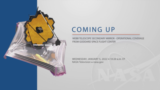 Webb Telescope Secondary Mirror Deployment - Operational Coverage - Full Broadcast