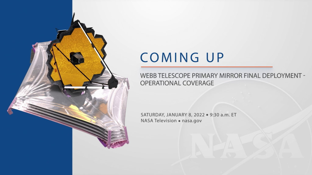 Webb Telescope Primary Mirror Deployment - Operational Coverage