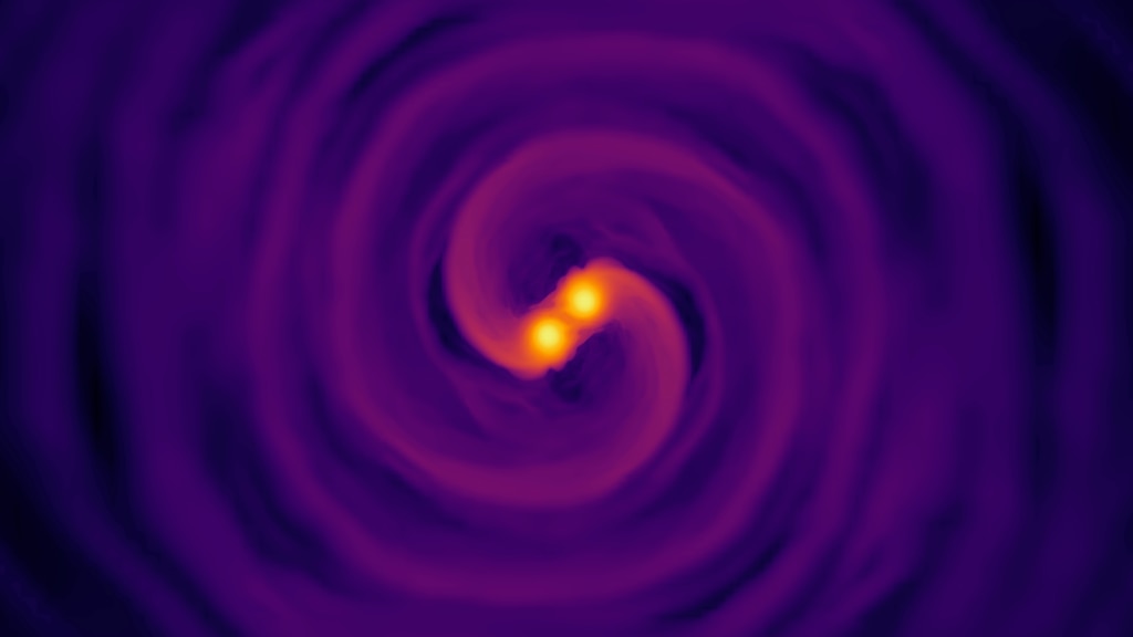 Full version of the simulation above, but without labels or other annotations.Credit: NASA's Goddard Space Flight Center and STAG Research Centre/Peter HammondComplete transcript available.