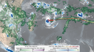 Tropical Cyclone Freddy first made landfall along the east coast of Madagascar just north of the town of Mananjary on Feb. 21, 2023, as a Category 3 cyclone with average winds reported at ~81 mph (130 km/h) and gusts up to ~112 mph (180 km/h).  After crossing over Madagascar Freddy continued westward over the Mozambique Channel before making landfall again along the east coast of Mozambique just south of Vilankulos as a moderate tropical storm with sustained winds estimated at 50 mph.  Despite being weaker at landfall, Freddy caused widespread flooding across parts of Mozambique due to the storm stalling out near the coast after making landfall. 

Incredibly, Freddy drifted back out over the Mozambique Channel, nearly making landfall along the southwest coast of Madagascar. It then changed direction, re-intensified, weakened, re-intensified one last time, and made landfall once again on March 11 near Quelimane, Mozambique, as a Category 1 cyclone with sustained winds reported at 90 mph.

Meteorologically, Freddy has been a remarkable storm, becoming the longest-lived tropical cyclone in recorded history, lasting over five weeks.  Freddy originated from a weak area of low pressure that was embedded in a monsoon trough of low pressure stretching east-west across the Timor Sea between northern Australia and southern Indonesia.  On Feb 6, 15 days before it would make its first landfall in Madagascar, both the Australian Bureau of Meteorology and the US Joint Typhoon Warning Center reported the formation of Tropical Cyclone Freddy about 420 miles northwest of the northwest coast of Australia.  In a rare but not unprecedented event, Freddy tracked across the entire Indian Ocean from east to west in almost a straight line with very little deviation in latitude.  Along the way, Freddy underwent four separate rapid intensification cycles, the first southern hemisphere storm in history to do so. After hitting Mozambique the first time and re-emerging back over the Mozambique Channel, Freddy underwent at two additional rapid intensification cycles resulting from the competing effects of warm water, wind shear and dry air. Freddy was also the first storm to the reach the equivalent of Category 5 intensity on the Saffir-Simpson scale for 2023.  In addition to being the longest-lived tropical cyclone in recorded history, Freddy set the record for having the highest accumulated cyclone energy (ACE) of any storm in history. ACE is an index used to measure the total amount of wind energy associated with a tropical cyclone over its lifetime.
NASA’s IMERG satellite precipitation product is ideal for monitoring and studying tropical cyclones around the world, especially over the open ocean where ground-based observations are sparse.  IMERG uses precipitation estimates from a constellation of satellites united by the GPM Core Observatory to generate maps of global precipitation updated every 30 minutes in near real-time.  The above animation shows IMERG surface rainfall estimates associated with the passage of Tropical Cyclone Freddy across the Indian Ocean as well as Freddy’s corresponding track and intensity.  The animation begins at on Feb. 6, 2023, just before Freddy is about to form northwest of Australia.  Over the course of the storm’s history, IMERG reveals a variety of precipitation features and trends that relate closely to the variations in Freddy’s intensity. 

Tropical cyclones derive their energy from latent heating, which comes primarily from cloud condensation.  Although essentially undetectable directly, the most significant latent heat release occurs within deep convective towers, which are associated with high cold cloud tops and areas of heavy rain at the surface.  The IMERG animation illustrates this association between increased surface rain intensity and storm intensity - whenever Freddy undergoes a period of intensification, it is preceded by an increase in heavy rain.  However, for the storm to really respond to the latent heating, that heating must occur near the storm’s center.  For example, IMERG shows heavier rain on Feb. 8, but it is too far north of the center, and Freddy continues to weaken.  Conversely, an absence of heavy rain near the center typically causes the storm to weaken.  IMERG is also able to broadly resolve Freddy’s structure over the course of its lifetime, ranging from a highly asymmetrical rain field with most of the rain located on one side of the center, which occurs when the storm is weak or undergoing wind shear, to symmetrical when the storm is stronger, to having a full eye when the storm has an intense and well-developed circulation.

The end of the animation shows the total estimated rainfall for the entire period.  IMERG shows that although heavy rain near the core of the storm is key to the storm maintaining or increasing in intensity, the highest overall rainfall totals are much more closely correlated to slow storm speed as evidenced by the extreme rainfall totals over Mozambique despite Freddy having weakened to a tropical storm.  Here Freddy essentially stalls out for several days (Feb. 24 to March 2), allowing a sizeable portion of the storm’s circulation to remain over the warm waters of the Mozambique Channel and rainbands to continuously form and move inland.  The result is rainfall totals on the order of ~16 to 31 inches (~400 to 800 mm, shown in purple) over parts of southern Mozambique and along the coast.  Peak rainfall totals over Madagascar, where Freddy moved steadily across the island, are on the order of ~16 inches (400 mm). According to the latest media reports Freddy has been responsible for over 300 deaths in Mozambique, Madagascar and Malawi, and has caused widespread damage throughout these regions.