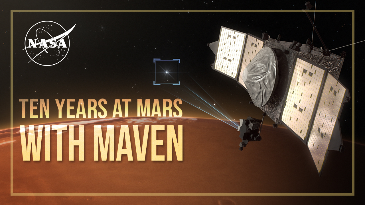 During its first decade at Mars, MAVEN has helped to explain how the Red Planet evolved from warm and wet into the cold, dry world we see today. Complete transcript available.Universal Production Music: “Executive Deceit” by Samuel Karl Bohn [PRS], Chalk Music [PRS]; “Quasar” by Ross Stephen Gilmartin [PRS], Chappell Recorded Music Library Ltd [PRS]; “Modular Odyssey” and “Synthology” by Laetitia Frenod [SACEM], Koka Media [SACEM]Watch this video on the NASA Goddard YouTube channel.