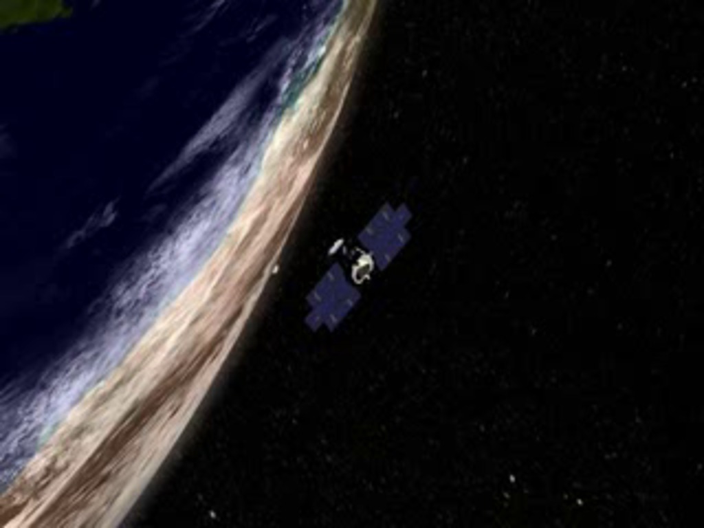 Cloudsat traversing Earth