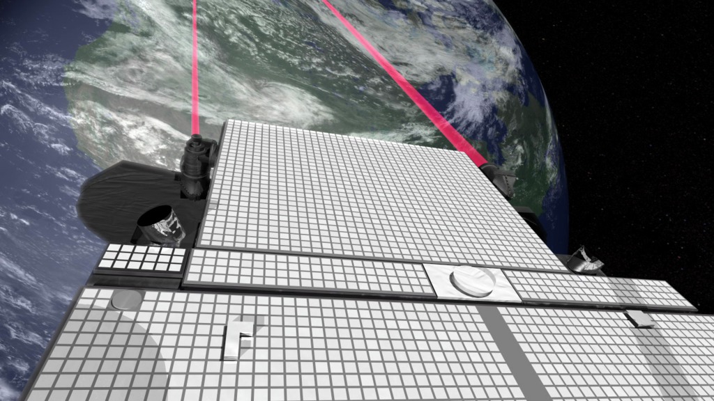 LCRD deploys and points toward Earth