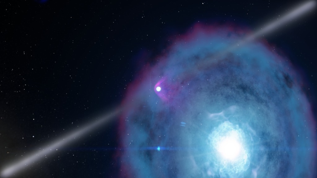 Binary Pulsar J2032 animation 