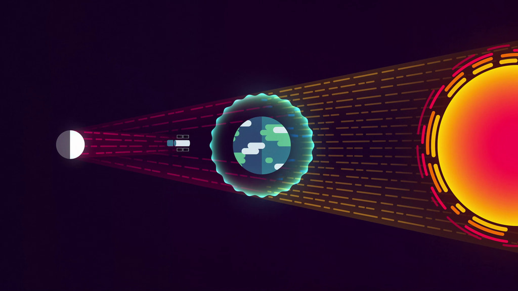 This animation illustrates the experiment done when Hubble viewed the Moon during the January 2019 total Lunar Eclipse. In this observation, Hubble did not look at Earth directly. Instead, astronomers used the Moon as a mirror to reflect sunlight that passed through Earth’s atmosphere.The method used serves as a proxy for how they will observe earthlike planets around other stars in search for worlds similar to our own.Credit: NASA's Goddard Space Flight Center/CI Lab