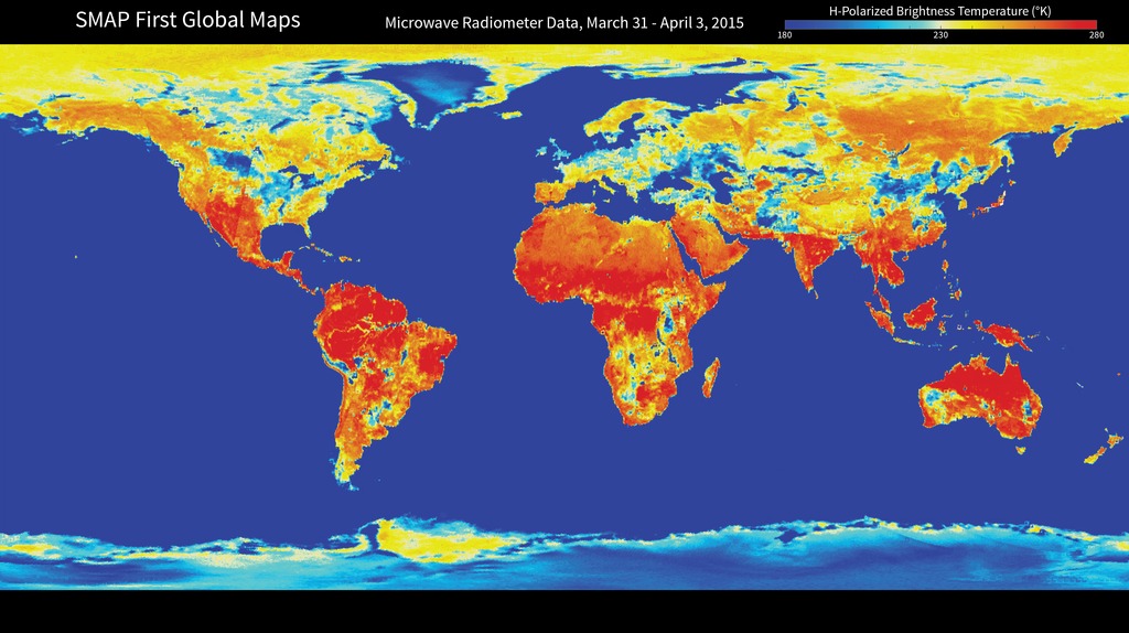 SMAP radiometer image.